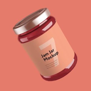 IN Air Jar Branding Mockup