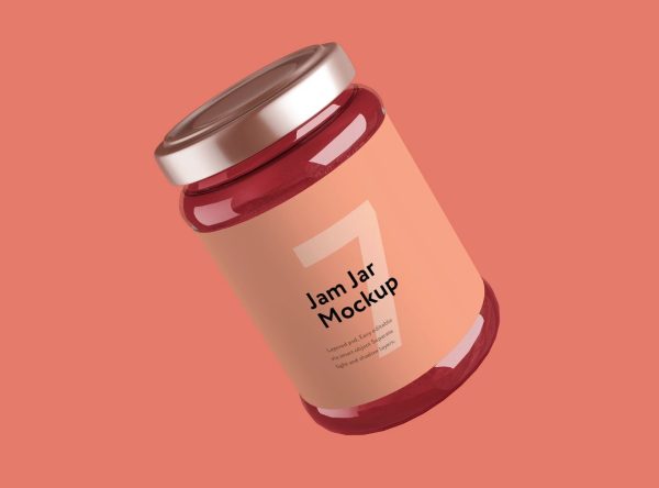 IN Air Jar Branding Mockup