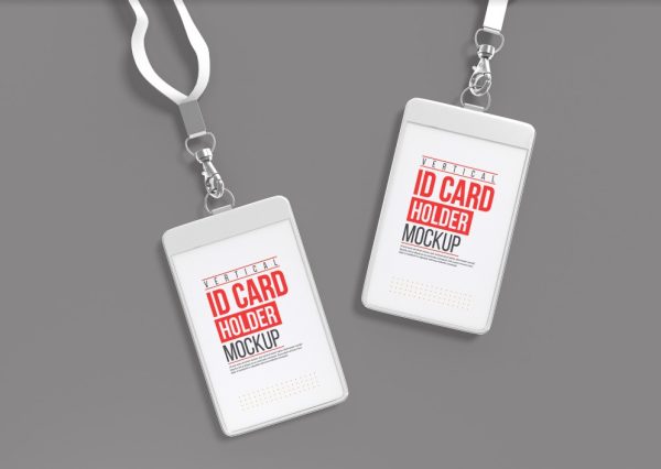 Id Card Holder Mockup