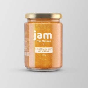 Jam Labeling Mockup PSD