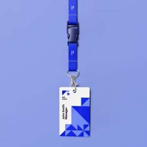 Lanyard ID Card Mockup PSD