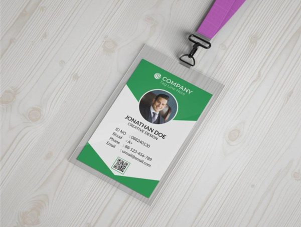 On Floor ID Card Mockup