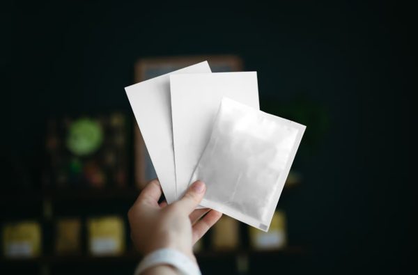Small Coffee Bag in Hand Mockup