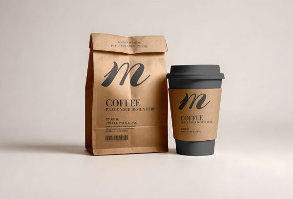 Unique Coffee Branding Mockup