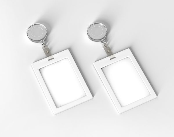 Unique Id Card Holder Branding Mockup