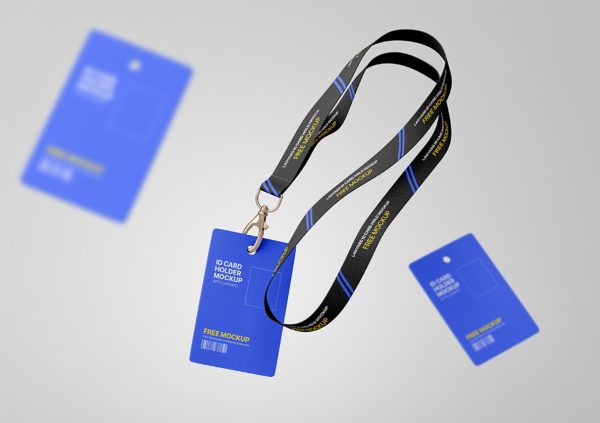 Unique Id Card Branding mockup